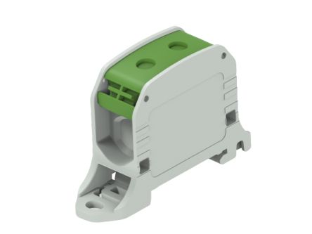 Entrelec 1SNF516031R0000 1SNF Series Green, Grey, 2-Level, Cable Termination [1SNF516031R0000]; 255-0056