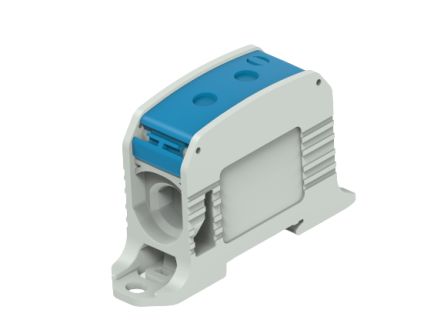 Entrelec 1SNF526021R0000 1SNF Series Blue, Grey, 2-Level, Cable Termination [1SNF526021R0000]; 255-0061