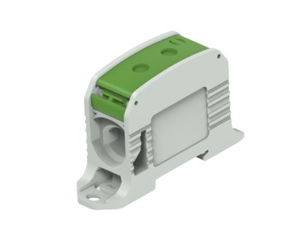Entrelec 1SNF526031R0000 1SNF Series Green, Grey, 2-Level, Cable Termination [1SNF526031R0000]; 255-0062