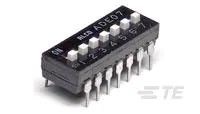 TE Connectivity 8 Way Surface Mount DIP Switch, Extended, Slide Actuator [1825058-1]; 255-0600