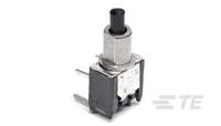 TE Connectivity TP Series Push Button Switch, (On)-Off, Through Hole, SPST, 20V dc [1825095-1]; 255-0603