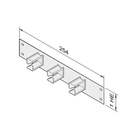 nVent SCHROFF Steel Rack Panel [20118-715]; 255-0718