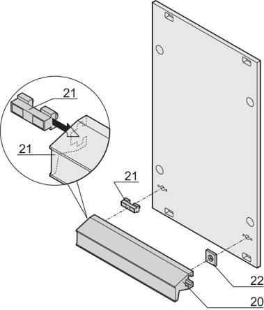 nVent SCHROFF Handle Handle for Use with Front Panels [20809-289]; 255-0727