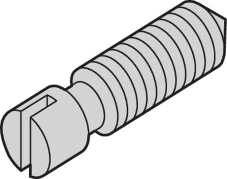 Steel x 8mm Grub Screw [21100-276]; 255-0750