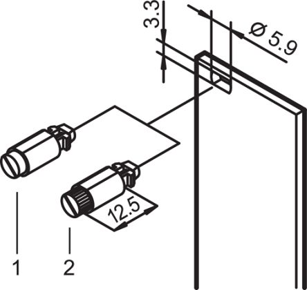 nVent SCHROFF Steel Hardware Kit for Use with Front Panels [21101-849]; 255-0764