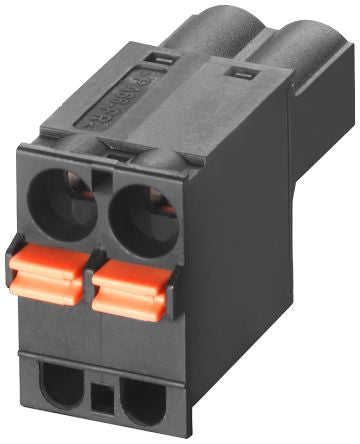 Siemens Terminal Block, 2-Way, Push In Termination [6GK59800BB100AA5]; 255-1772