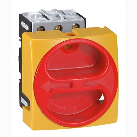 Legrand 3P Pole Fixed Switch Disconnector - 25A Maximum Current, 7.5kW Power Rating, IP65 [022102]; 255-2146