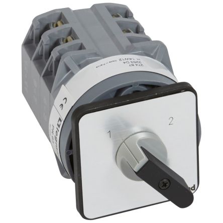 Legrand, 3P 2 Position Motor Reversing Cam Switch, 690V (Volts), 63A [027487]; 255-2154