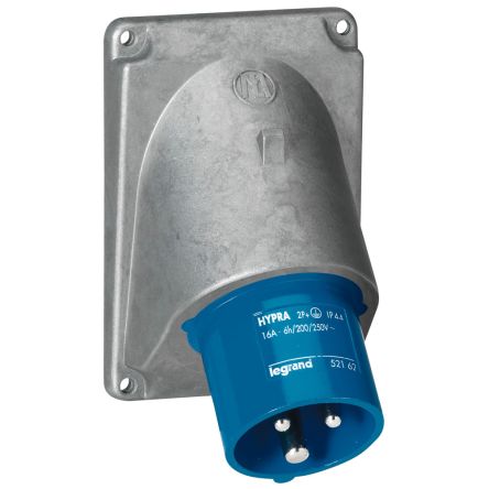 Legrand IP44 2P + E Power Connector Plug, Rated At 16A, 200 → 250 V [052162]; 255-2229