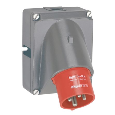 Legrand IP44 3P + N + E Power Connector Plug, Rated At 16A, 380 → 415 V [052174]; 255-2230