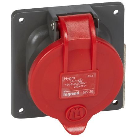 Legrand IP44 3P + N + E Socket Socket, Rated At 16A, 380 → 415 V [052220]; 255-2231