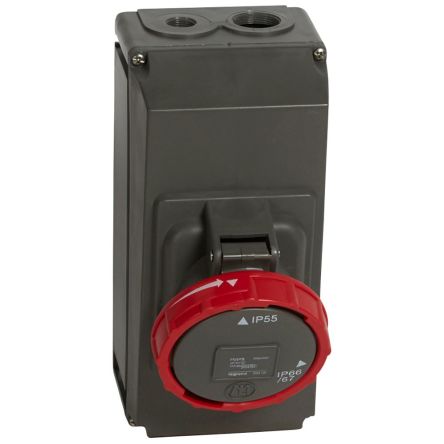 Legrand Electrical Socket, 63A [059438]; 255-2256