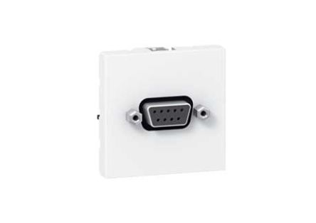 Legrand 2 Way Screw Mount D-sub Connector Socket [078765]; 255-2278