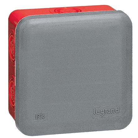 Legrand Plastic Junction Box, IP55, 88 x 88 50mm [092009]; 255-2287