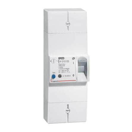 Legrand RCBO, 2P, 45A, 250V AC [401003]; 255-2313