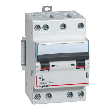 Legrand MCB, 16A, 4 Pole, 400V [408126]; 255-2320