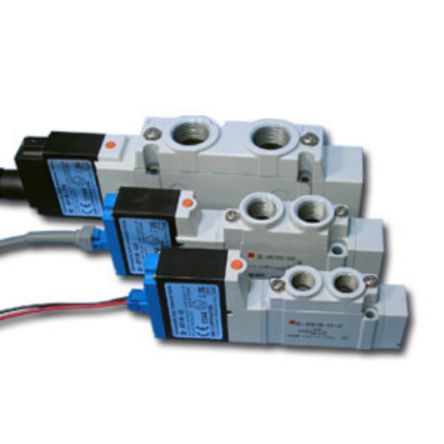 SMC 2-position single Solenoid Valve - Solenoid G 1/8 52-SY5120 Series [52-SY5120-L3-01F]; 255-2340