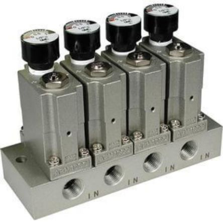SMC G 1/8 Pneumatic Regulator - 0.5bar to 7bar, 8bar max. input [ARM1000-3A1-01G]; 255-2413