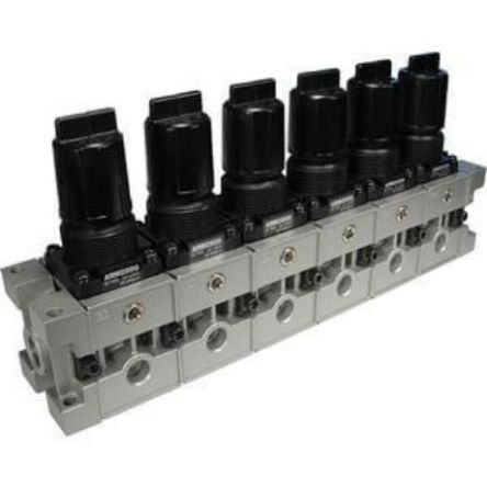 SMC G 1/4 Pneumatic Regulator - 0.5bar to 8.5bar, 10bar max. input [ARM2500-02A-02]; 255-2429