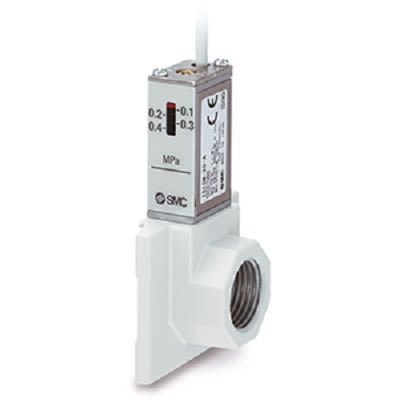 SMC Pressure Switch, G 1/4 1bar to 6 bar [IS10E-20-F02-6L-D]; 255-2877