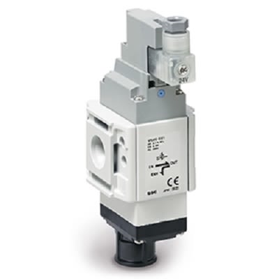 SMC Residual Pressure Release Solenoid Valve - Air G 1/2 VP746 Series [VP746E-5YZ1-S]; 255-2897