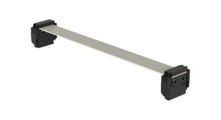 ERNI SMC Series Ribbon Cable Assembly, 200mm Length, AU IDC to AUI IDC [168303 / 168303-E]; 255-2936