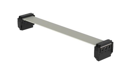 ERNI SMC Series Ribbon Cable Assembly, 200mm Length, AU IDC to AUI IDC [168314 / 168314-E]; 255-2938