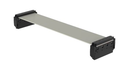 ERNI SMC Series Ribbon Cable Assembly, 300mm Length, AU IDC to AUI IDC [168330 / 168330-E]; 255-2941