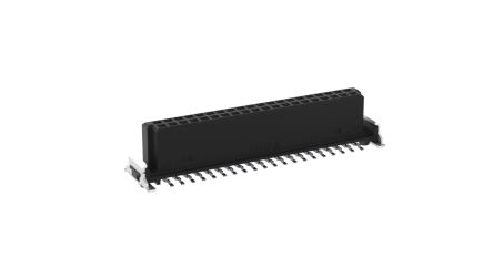 ERNI SMC Series Surface Mount PCB Socket, 40-Contact, 2-Row, 1.27mm Pitch [204632 / 204632-E]; 255-2948