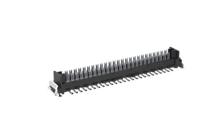 ERNI SMC Series Vertical Surface PCB Header, 50 Contact(s), 1.27 mm Pitch, 2 Row(s), Shrouded [244630 / 244630-E]; 255-2951