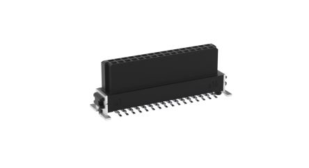 ERNI SMC Series Surface Mount PCB Socket, 32-Contact, 2-Row, 1.27mm Pitch [354064 / 354064-E]; 255-2976