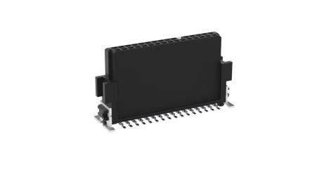 ERNI SMC Series Surface Mount PCB Socket, 32-Contact, 2-Row, 1.27mm Pitch [354072 / 354072-E]; 255-2982