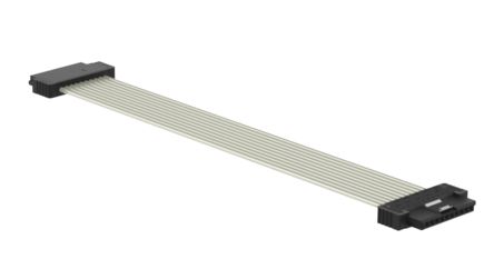 ERNI 10 Series Ribbon Cable Assembly, 300mm Length, SFX IDC to SFX IDC [839164 / 839164-E]; 255-2999