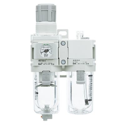 SMC G 1/2 FRL Assembly, None Drain, 5μm Filtration Size [AC40A-F04G-D]; 255-3220