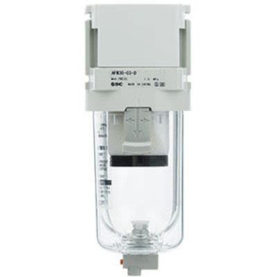 SMC AC40-D series 5μm G 1/2 0.1MPa to 10 bar Pneumatic Filter 1100L/min max with None drain [AFM40-F04-D]; 255-3270