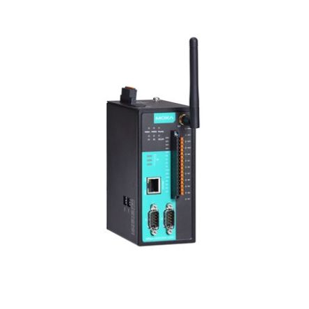 MOXA Device server, 4 Ethernet Port, 2 Serial Port, Ethernet Interface, 921.6kbps Baud Rate [NPort IAW5250A-6I/O-EU]; 255-3420
