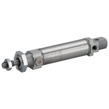 EMERSON ? AVENTICS Pneumatic Piston Rod Cylinder - 10mm Bore, 25mm Stroke, MNI Series, Single Acting [0822430202]; 255-3586