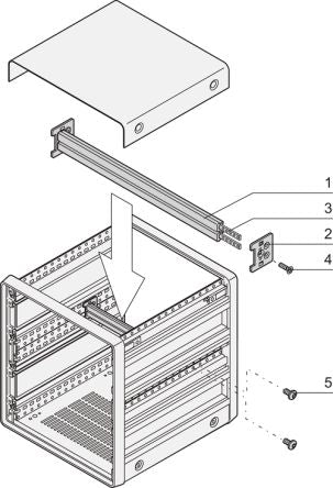 nVent SCHROFF Horizontal Rail [24575-454]; 255-3907