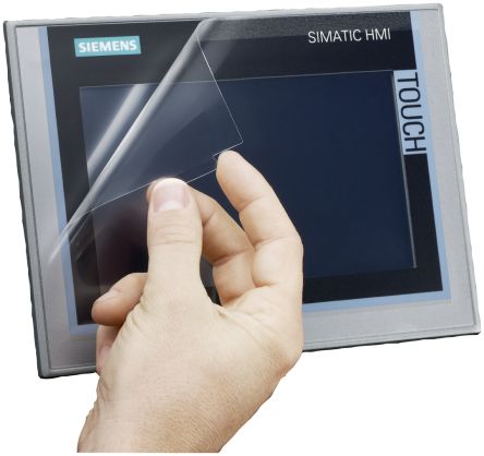 Siemens Protective Film For Use With HMI 7 inch HMI screen, PLC All 7 inch Screens [6AV2124-6GJ00-0AX0]; 255-3942