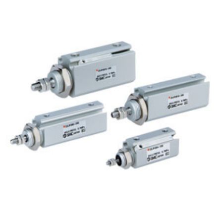 SMC Pneumatic Piston Rod Cylinder - 10mm Bore, 15mm Stroke, CJP2 Series, Double Acting [CJP2B10-15D-XB6]; 255-4250