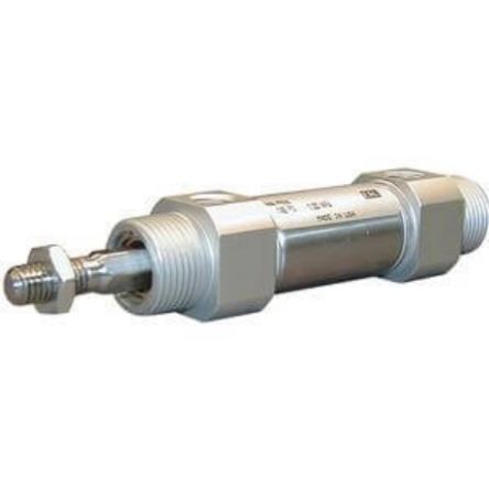 SMC Pneumatic Piston Rod Cylinder - 100mm Bore, 32mm Stroke, CM2-Z Series, Double Acting [CM2KBZ32-100AZ]; 255-4271