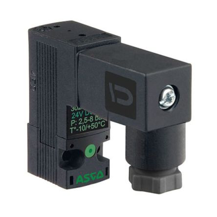 EMERSON ? ASCO 3/2 Solenoid Valve - Electro-Pneumatic 302 Series [30211112--P.24/DC]; 255-6122