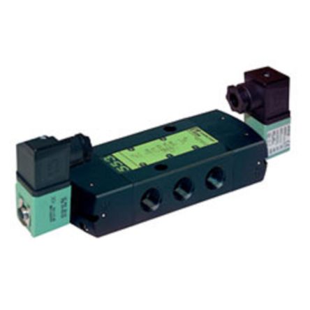 EMERSON ? ASCO 5/2 Bistable Spool Valve - Electro-Pneumatic G 1/4 551 Series [SCG551A018MS.AC/DC]; 255-6174
