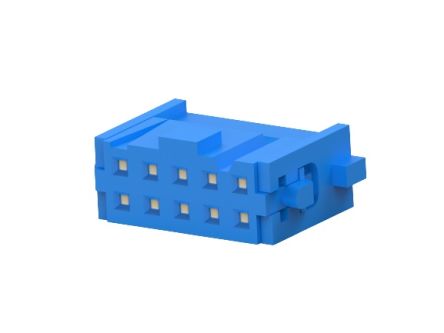 TE Connectivity 10-Way Connector Socket for Cable, 2-Row [1658526-4]; 255-7453