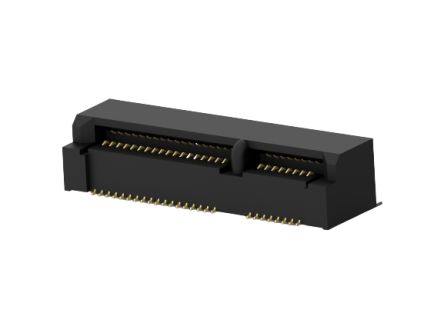 TE Connectivity Horizontal Edge Connector, 52-Contacts, 0.8mm Pitch, 2-Row [2041262-1]; 255-7460