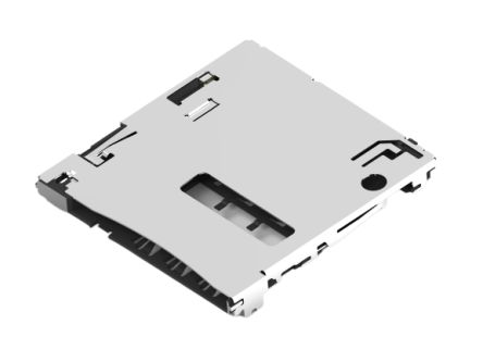 TE Connectivity 6 Way Push-Push SIM Card Connector [2822541-1]; 255-7467