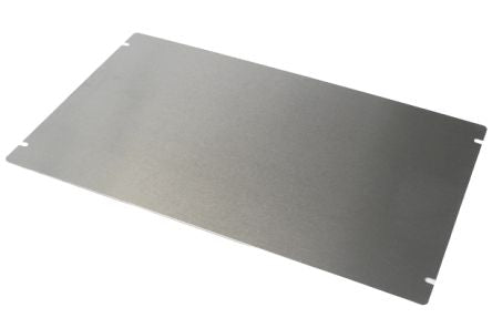 Hammond Aluminium Base Plate, 76mm H, 15in W, 381mm L [1434-159]; 255-8095