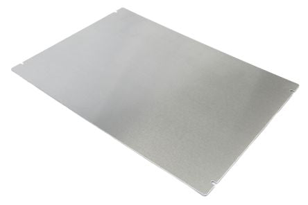 Hammond Aluminium Base Plate, 76mm H, 17in W, 432mm L [1434-1712]; 255-8097