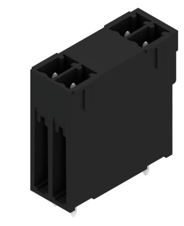 Weidmuller, SCD-THR Male PCB Header, 3.81mm Pitch, 4 Way, 2 Row [1030950000]; 255-8132