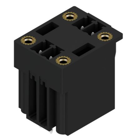 Weidmuller, SCD-THR Male PCB Header, 3.81mm Pitch, 4 Way, 2 Row [1031460000]; 255-8139